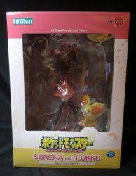 コトブキヤ artfx j ポケットモンスター セレナ with フォッコ 特典色紙付き 1 8 pvc ポケットモンスター セレナ ポケットモンスター 色紙