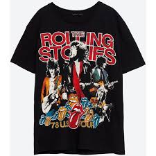 Not for sale or trade. Rolling Stones T Shirt View All T Shirts Woman Zara United States 50 Liked On Polyvore Featuring Tops T Shirts Blus Womens Shirts Shirts Cool Shirts