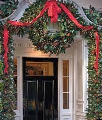 The Look Frontgate Blog Front Door Christmas Decorations Christmas Entryway Christmas Door Decorations