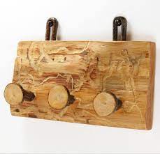 Wood Coat Rack Reclaimed Wood Wall Decor Jewelry Towel Hat Rack Rustic Wooden Peg Rack Coat Tree O Reclaimed Wood Wall Decor Diy Hat Rack Wooden Pegs