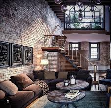 Industrial Loft Living Space Loft Design Loft Living Loft Style