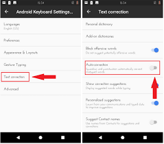 If the box is checked, the feature if enabled. How To Turn Off Autocorrect On Android