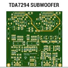 30 amp to 50 amp. Tda7294 Subwoofer Amplifier Pcb Layout Electronic Circuit