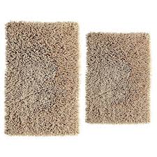Maybe you would like to learn more about one of these? Castle Hill London Natural 17 In X 24 In And 24 In X 40 In Chenille Shaggy Bath Rug Set 2 Piece 1224 Csha 2 Nat The Home Depot