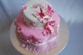 Butterfly Theme Baby Shower Cakes This Adorable Cake Was An Order For A Special Friend Expec Little Girl Birthday Cakes Girl Cakes Butterfly Baby Shower Cake
