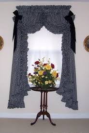 country ruffled curtains for your