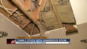 contractor leaves family in danger in