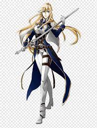 Holy Knight Female Anime, Knight, cg Artwork, fictional Character, weapon  png | PNGWing