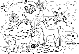 Free printable templates for winter themed coloring pages and tracer pages. Free Printable Winter Coloring Pages