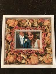 Maybe you would like to learn more about one of these? Dried Flowers From Your Bouquet With Your Wedding Photo In A Frame Yes Bouquet Shadow Box Wedding Keepsakes Dream Wedding