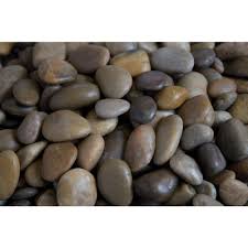 Rain Forest 0 4 Cu Ft 0 5 In To 1 5 In Mixed Grade A Polished Pebbles 54 Pack Pallet Landscaping With Rocks Polished Pebble Mexican Beach Pebbles