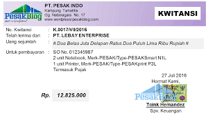 Tampilan pertama yang muncul setelah anda memilih menu ini adalah sebagai berikut Praktik Pencatatan Bukti Transaksi Pesakblog