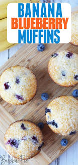 Banana Blueberry Muffins Banana Breakfast Recipes Ripe Banana Recipe Blue Berry Muffins