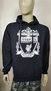 Dressing well is a form of good manners. Liverpool F C Black Hoodie Pullover Football Club L F C Premier League Ebay