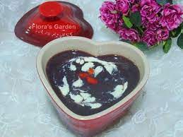 膠原美人 銀耳紅豆紫米飲 九陽豆漿機 by flora recipe asian desserts cake desserts recipes