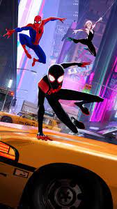 Spider Man Into The Spider Verse 2018 Phone Wallpaper Moviemania Miles Morales Spiderman Spider Verse Spiderman