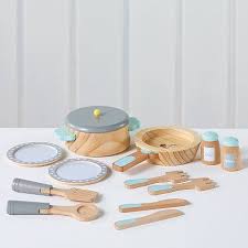 George Home Wooden Cooking Set Toys Character George Wooden Toy Kitchen Georgia Christmas Toddler Play