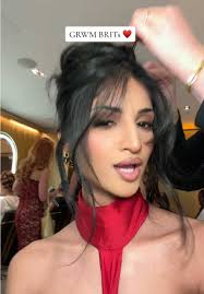 BRITs BABY! soooo I went for the red🙈with @tresemmeuki @Jatinder Grewal  MUA slayed my face!!!♥️ #fyp #BRITs #GetYourShineOn #glossyhair #Tresemme