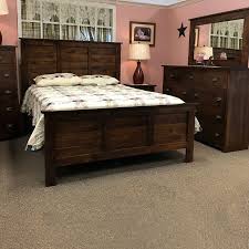 The stone wall and the large rustic bedroom furniture sets popularsize: Rustic Farmhouse Bedroom Set From Fireside Furniture In New Jersey