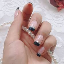 We did not find results for: French Fake Nail Nude Nails Mit Schwarz Und Glitzer Top Kunstliche Nagel Fur Tagliche Tragen Mittel Long Size Nagel Amazon De Beauty