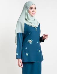 Pada bagian lengan dibuat agak … 73 Kurung Moden Terkini 2016 Ideas Kurung Moden Baju Kurung Baju Kurung Moden