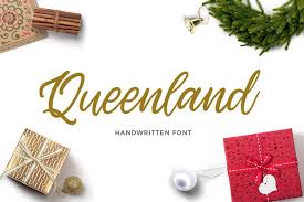 Our handwritten fonts are an opportunity to address personal and loving issues. Queenland Free Font Download