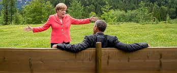 Rather than entertain grand ideas of a historic mission or strategic vision, she aims to. That Time Obama And Angela Merkel S Conversation Turned Into A Scene From The Sound Of Music Abc News