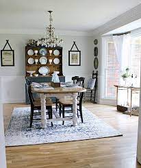 We have been in our stone cottage for 9 months now and, although none of the rooms are complete, our small dining area is as put together as it's going to get (at least for now). A Budget Friendly Dining Room Makeover Noting Grace
