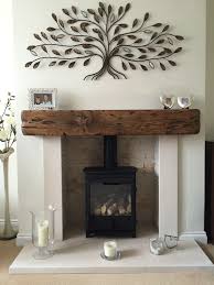 Oak Beam With Gas Stove Fire Place Log Burner Living Room Wood Burning Stoves Living Room Living Room Wood