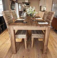 160cm Reclaimed Wooden Table And 4 Chairs Of Any Style 160 X Etsy Teak Dining Table Dining Table Dining Furniture Sets