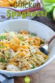 Easy Healthy Chicken Spaghetti Chicken Pasta Recipes Healthy Can Chicken Recipes Chicken Spaghetti Recipes