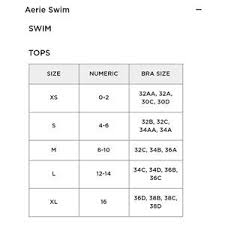 Aerie Swim Bottom N Tops Size Chart