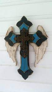 Wooden Cross Decor New Angel Wing Wall By Decoration Ideas Crosses Decor Cross Crafts Cross Wall Decor