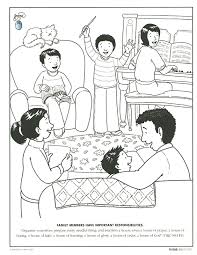 Primary 2 Manual Lesson 6 We Have Special Families Journal Page Print It Here Coloring Page From Coloring Pages For Boys Lds Coloring Pages Coloring Pages