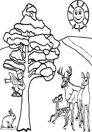 Animals In Winter Coloring Pages Animal Coloring Pages Coloring Pages Winter Jungle Coloring Pages