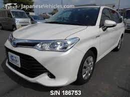 toyota corolla fielder hybrid 2017 s n 186753 toyota corolla toyota hybrid corolla
