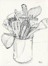 New users enjoy 60% off. 39 Ideas Kitchen Utensils Drawing Illustration Kunstproduktion Skizzen Kunst Illustration