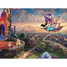 Ship this item — qualifies for free shipping. Thomas Kinkade The Disney Dreams Collection Aladdin Jigsaw Puzzle Puzzle Haven