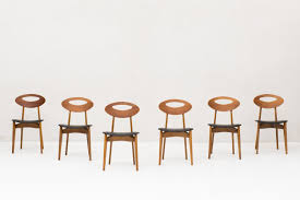 For Sale 6 Dining Chairs By Roger Landault For Maison Sentou France 1960 In 2020 Dining Chairs Chair Dining