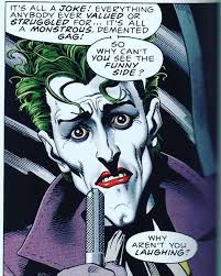 You Know You Re Just One Bad Day Away From Being Me Mark Hamill On Instagram All It Takes Is One Bad Day To Reduce The Sanest Man Alive To Lunacy Just One Bad Day Killi Joker Comic Joker And Harley Joker