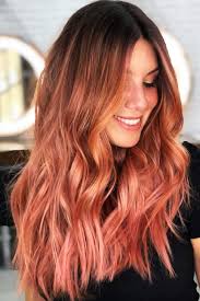 Orange Rose Orangehair Redhair Looking For Orange Hair Color Ideas Bright Orange Ombre With Dark Roots Hair Color Orange Peachy Hair Color Red Orange Hair