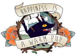 I hvae to have him!!! Happiness Is A Warm Pup Adventure Time Tattoo Adventure Time Animal Tattoos