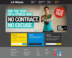 La Fitness Fun Workouts Fitness Web Website Design Inspiration
