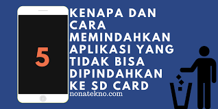 Minggu, 15 november 2020 18:55 wib tweet 5 Kenapa Dan Cara Memindahkan Aplikasi Yang Tidak Bisa Dipindahkan Ke Sd Card