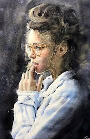 Watercolor by Thai artist Boon Kwang