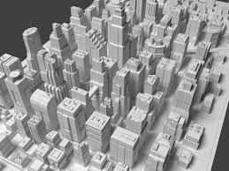 Cityscape 3d Model Cityscape 3d Model Architecture Drawing