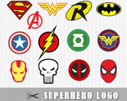 Superhero Logo Svg Dxf Vector File Silhouette Cricut Flash Wonder Women Deadpool Batman Spiderman Captain America Superman Iron Superhero Silhouette Svg Cricut
