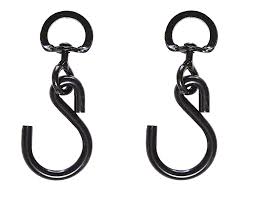 This heavy duty swing hanger and snap hook combination is an essential piece of hardware for anyone seeking to hang outdoor equipment in the heavy duty swing hanger kit makes installing swing set accessories quick and easy. Set Of 2 X Heavy Duty Hanging Basket Swivel Hooks Uk Garden Products