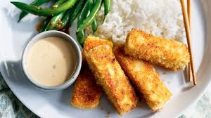 Pour Une Recette Vegetarienne Laissez Vous Tenter Par Cette Recette De Ricardo De Tofu Croustillant Et Haricots Wafu Vegetarian Dishes Vegetarian Cooking Tofu