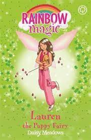 Parents need to know that the rainbow magic series is made up of several smaller sets of seven adventures, for a total of more than 200 individual books. Rainbow Magic Lauren The Puppy Fairy Daisy Meadows 9781846161698
